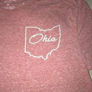 Red Ohio logo tee.